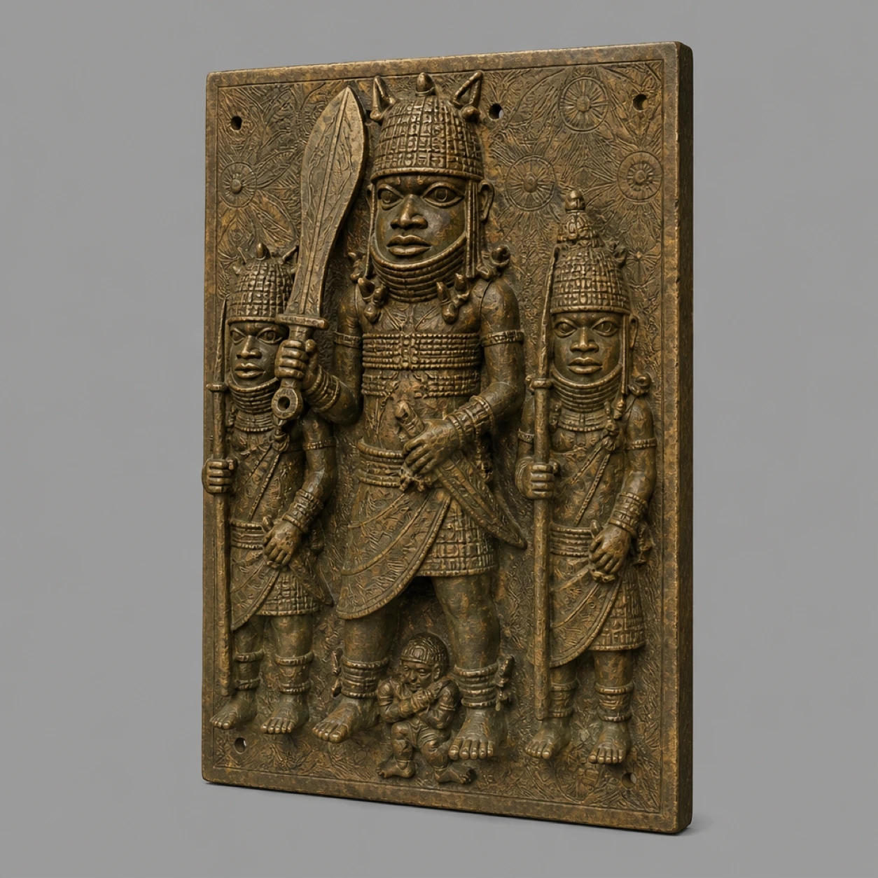Palace Plaque, African Kingdom Relics