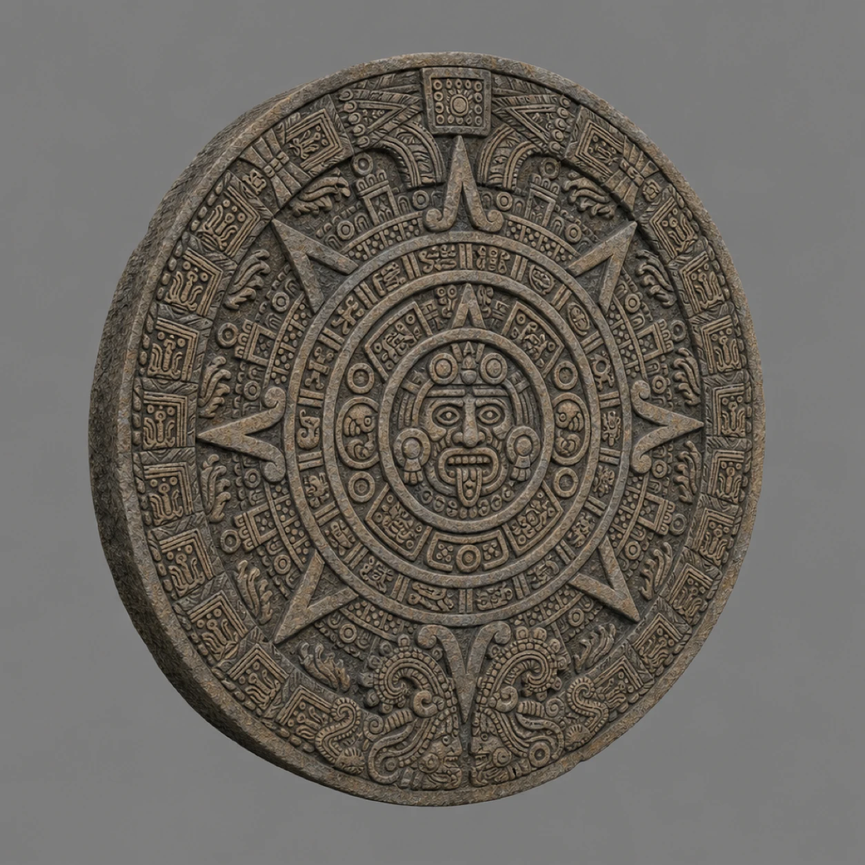 Sun Stone Disk, Aztec Temple Relics