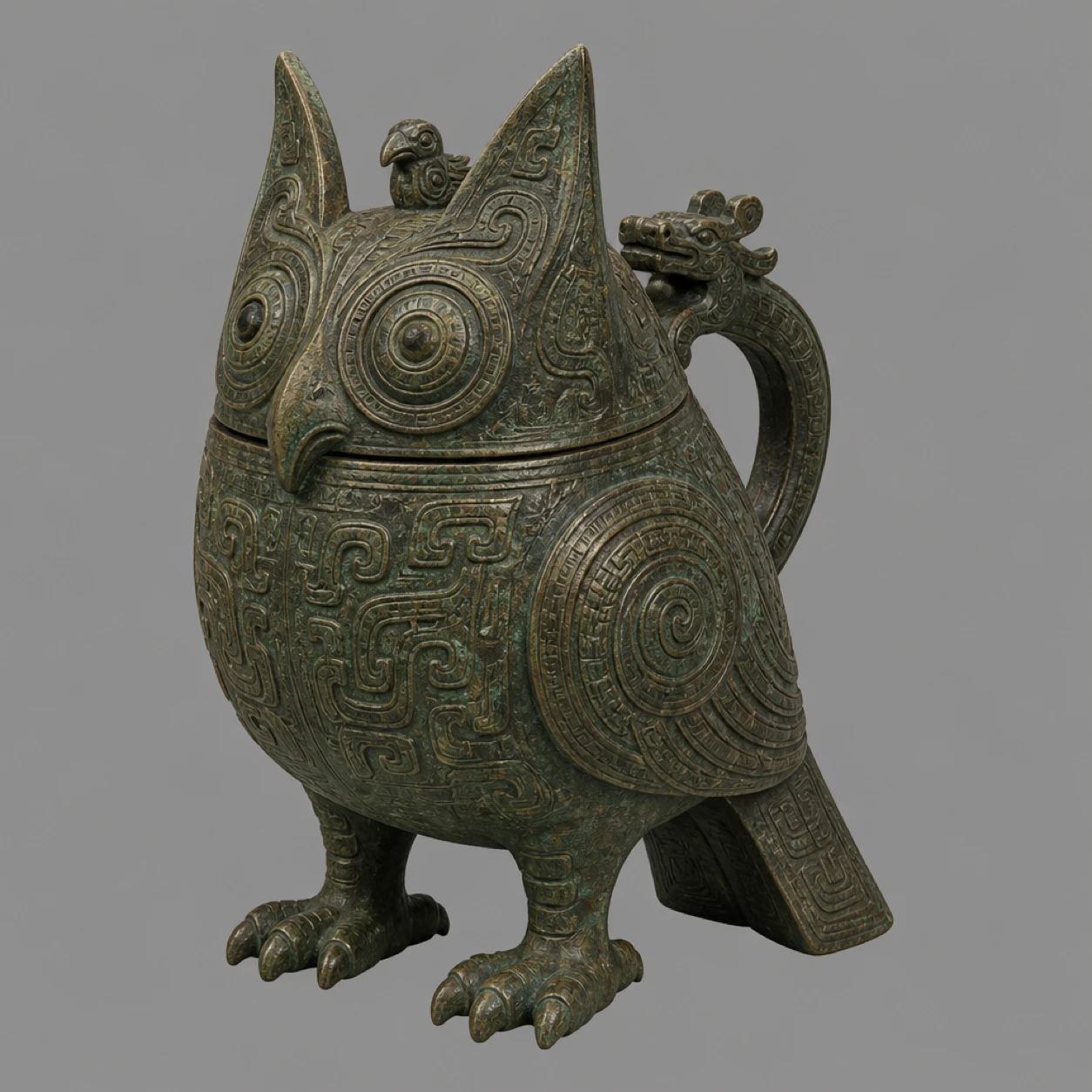 Owl Zun, Chinese Ritual Relics