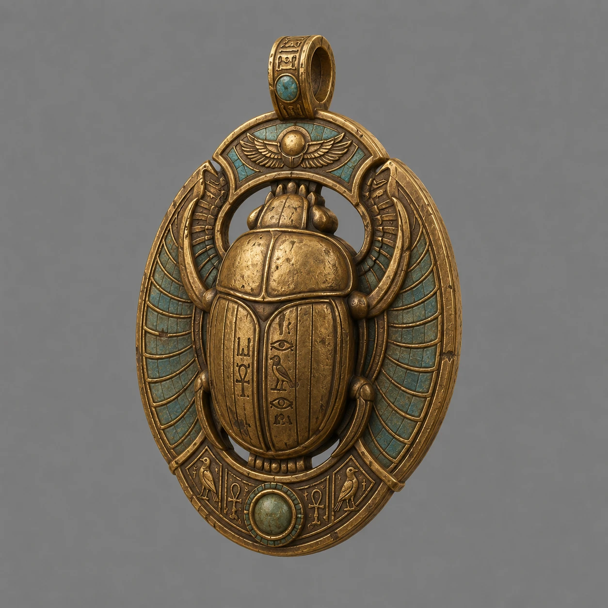 Scarab Amulet, Egyptian Tomb Relics