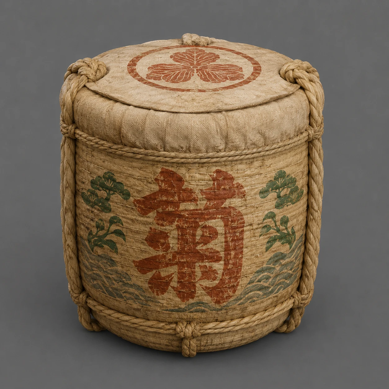 Sake Barrel, Feudal Japan Relics