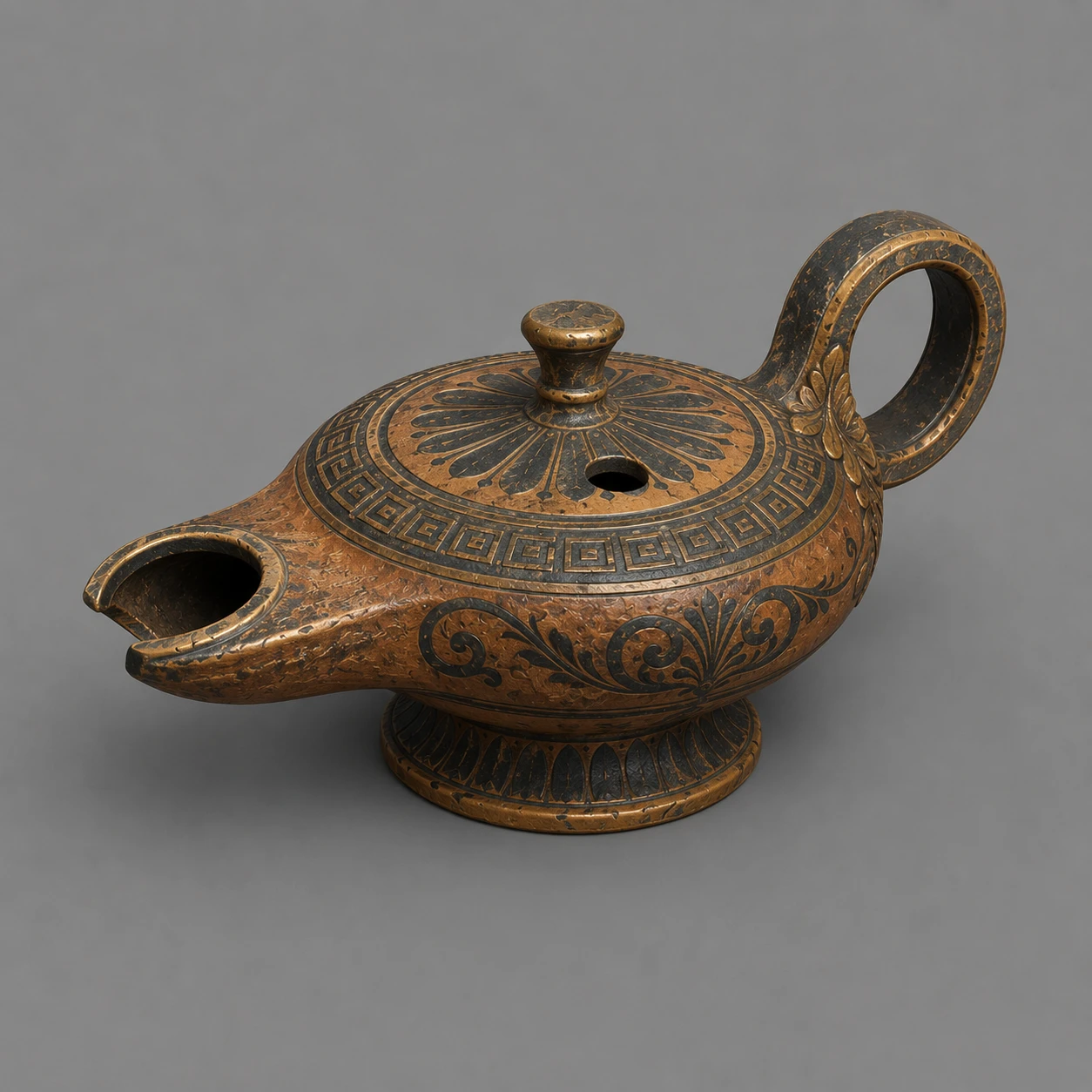 Oil Lamp, Greek Temple Relics