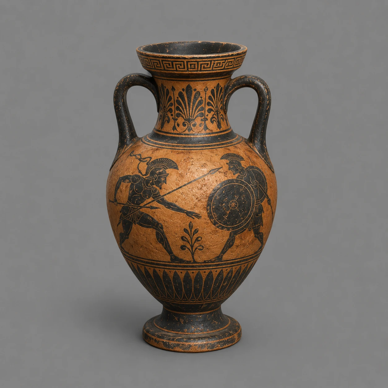 Painted Amphora, Greek Temple Relics
