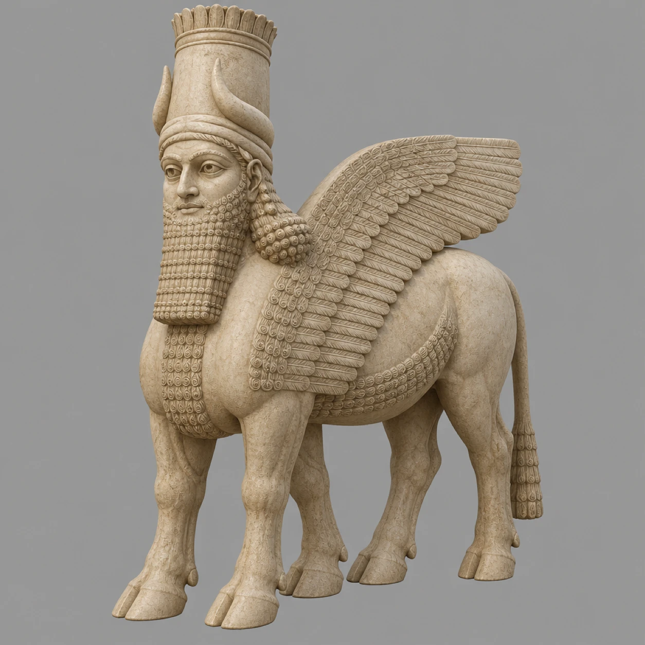 Lamassu, Mesopotamian Temple Relics