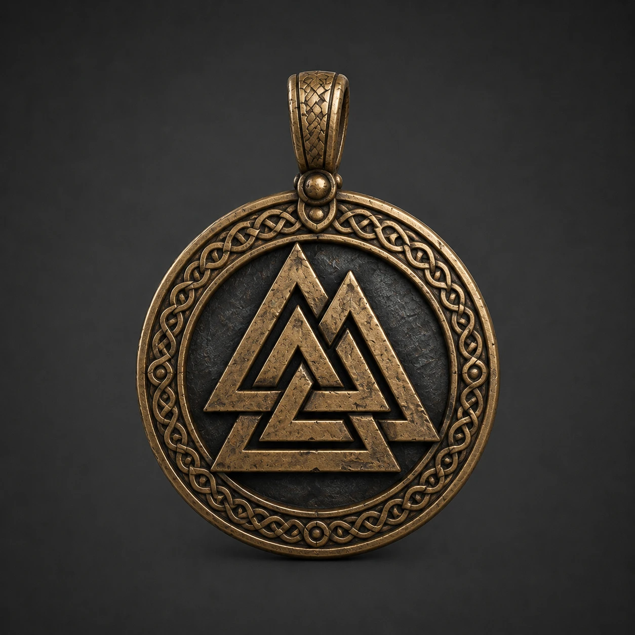 Valknut Amulet, Viking Ritual Relics